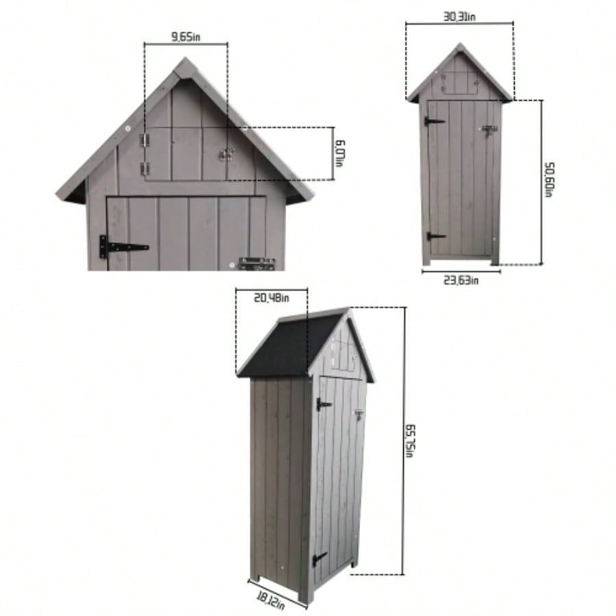 XWT007 Outdoor Storage, to Store Patio Furniture, Backyard Garden Patio Lawn, Color 30.31X 20.48X 65.75