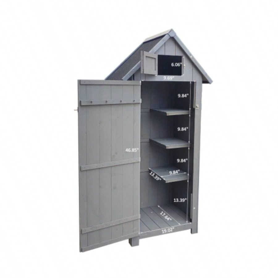 XWT007 Outdoor Storage, to Store Patio Furniture, Backyard Garden Patio Lawn, Color 30.31X 20.48X 65.75