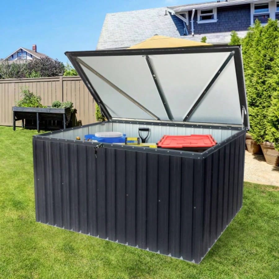 Metal Storage Box Store Large Out Door Use