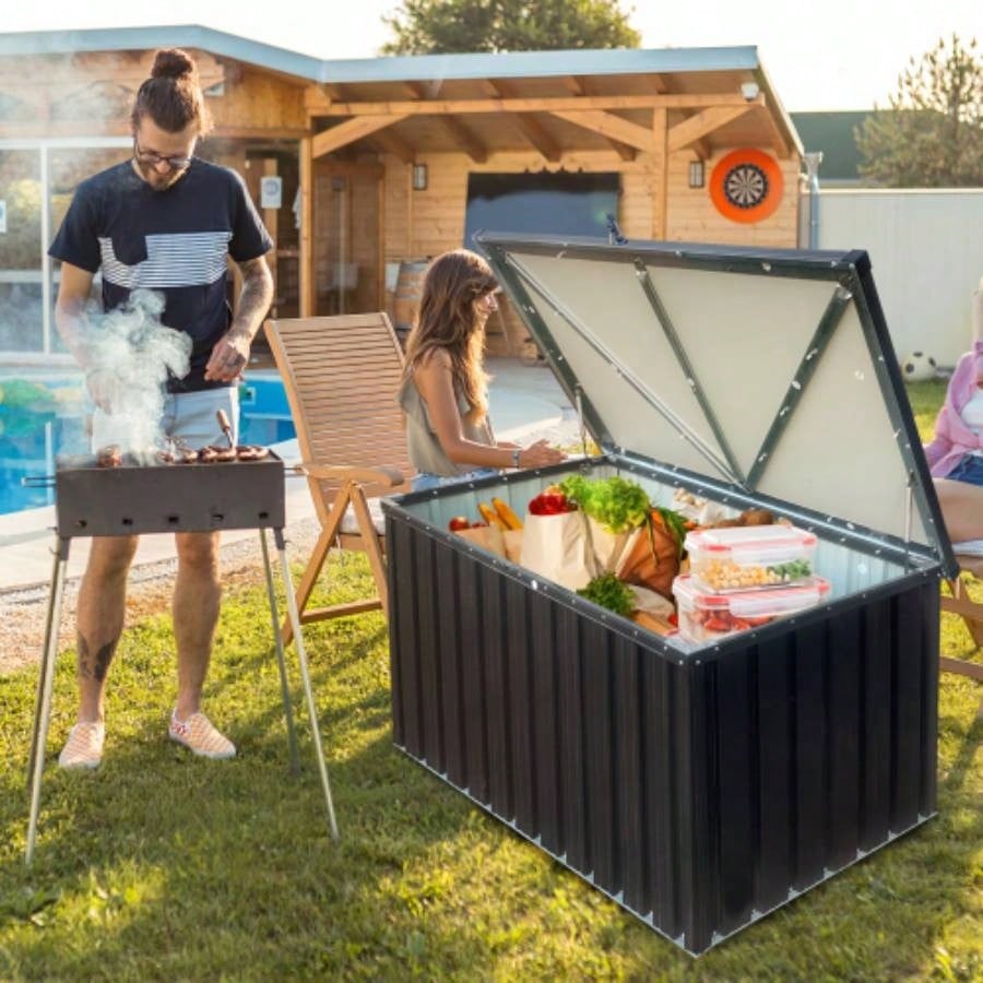 Metal Storage Box Store Large Out Door Use