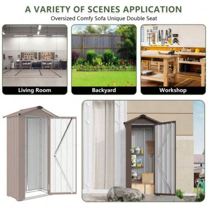 Campcraft High quality galvanized iron sheet, waterproof design, reasonable internal space planning, equipped with a solid lock system, easy to assemble and move, two colors optional