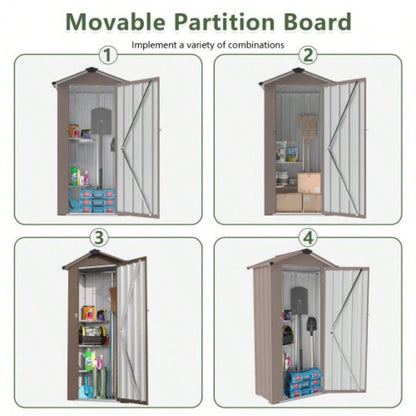 Campcraft High quality galvanized iron sheet, waterproof design, reasonable internal space planning, equipped with a solid lock system, easy to assemble and move, two colors optional