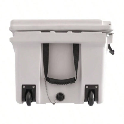 White color cooler box 65QT camping chest beer box outdoor fishing coolerBlue