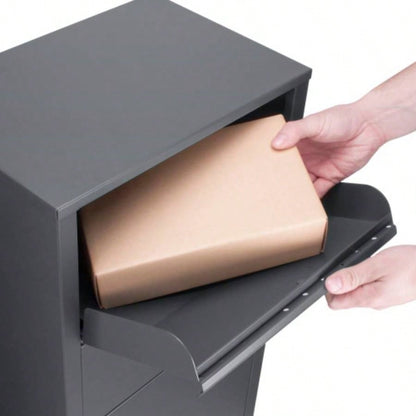Large Single Compartment Locking Parcel Drop Box