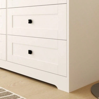 Chest Of Drawer with 6 drawers white color farm door