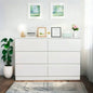 6 Drawer Black Dresser, Modern Bedroom Dresser with Spacious Countertop, Wood Storage Cabinet with Concealed Handles 6 Deep Drawers Bedroom, Living Room, Entryway, 15. Dx 47.2x 30.9 H