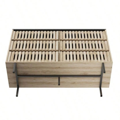 Fluted, Bedroom Storage Cabinet, Six drawer storage, Large Capacity, Modern Minimalist Drawer Cabinet, Two - tone Design