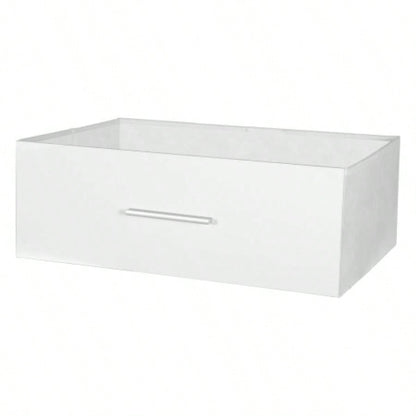 6 - Drawer Dresser with Large Fabric Drawers, White