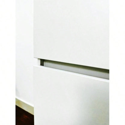Elise Slim Modular Wood Closet Cabinet with Drawers in White