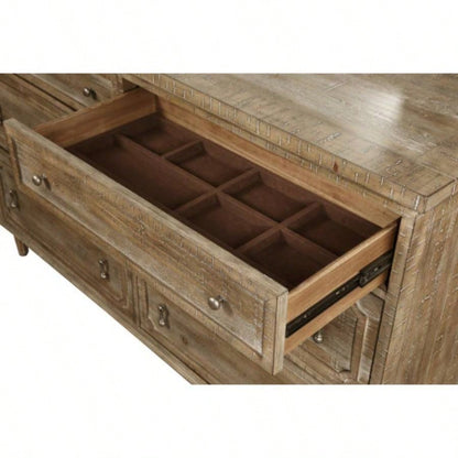 Taupe 6 - Drawer Dresser