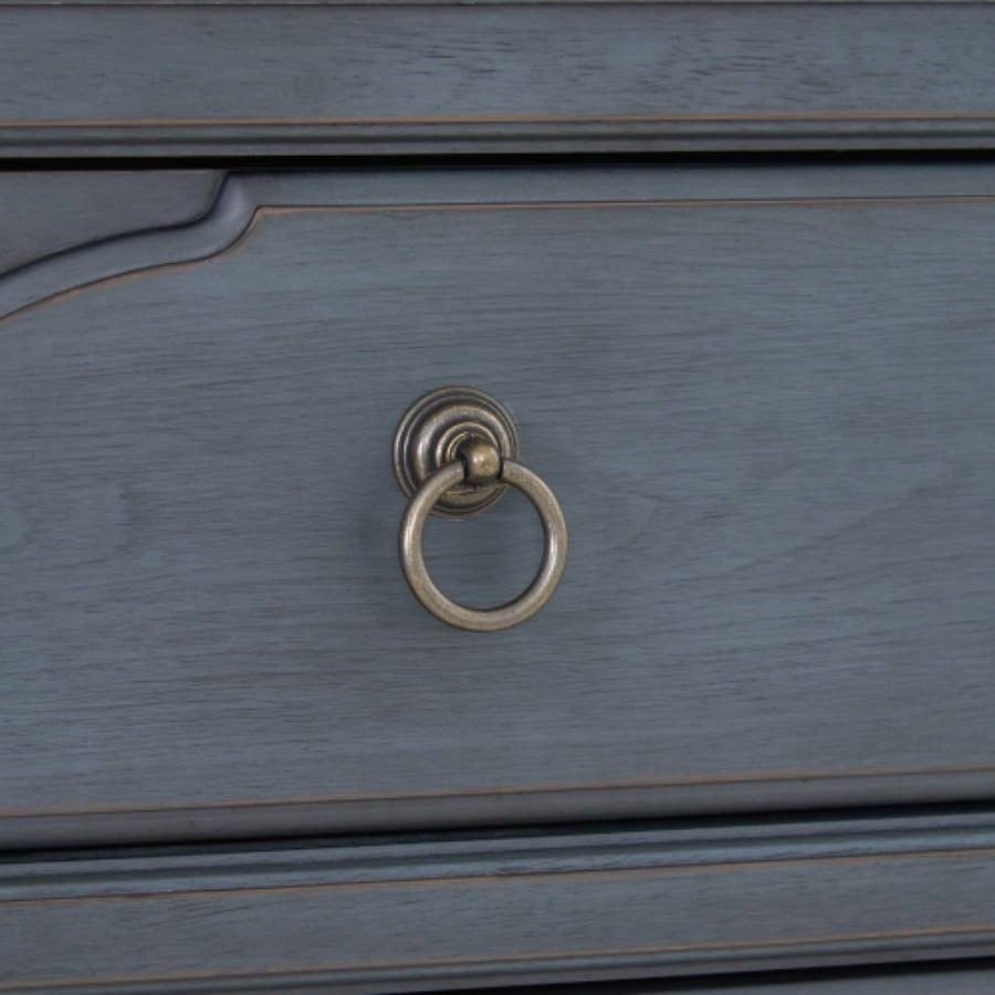 5 - Drawer Chest, No Assembly Required, Corduroy Blue