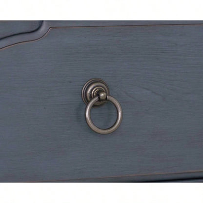 5 - Drawer Chest, No Assembly Required, Corduroy Blue