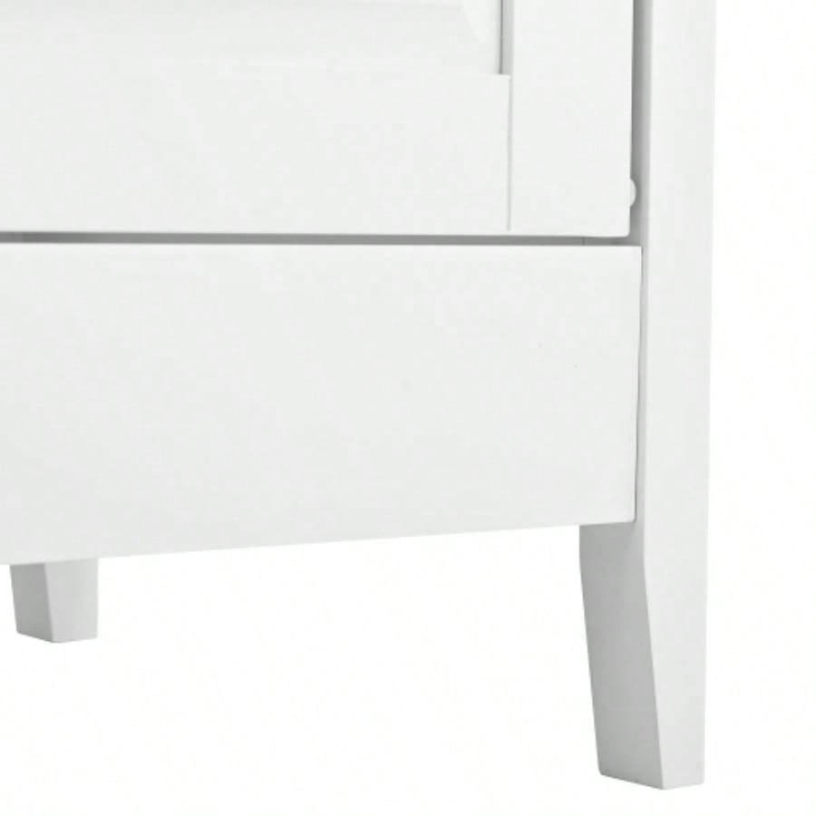 White Dresser Bedroom, 6 Drawer Dresser with Wide Drawer and Metal Handles, White Dresser, Wood Dressers Chests of Drawers Hallway, Entryway.