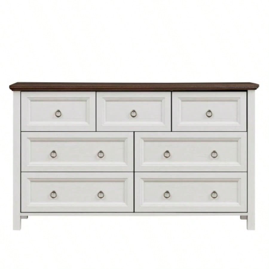Farmhouse Drawers Dresser Bedroom, Wood Rustic Dresser Tv Stand, Storage Dressers Organizer Bedroom, Living Room, Hallway