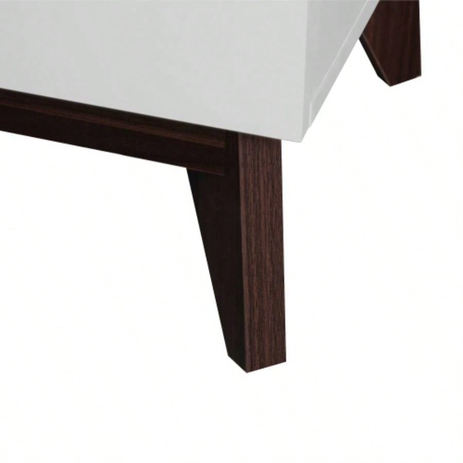 Wide size Drawer Storage Cabinet, 6 - drawer Chest of Drawers Bedroom Living Room, White Walnut color, 47.2x 15.74 Dx 30. H