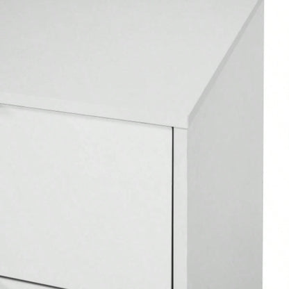 White 9 Drawer Dresser, 63 Large Deep Chest of Drawers, Wooden Dresser Storage Cabinet with 9 Drawers Bedroom, Long Dressers Living Room, Hallway