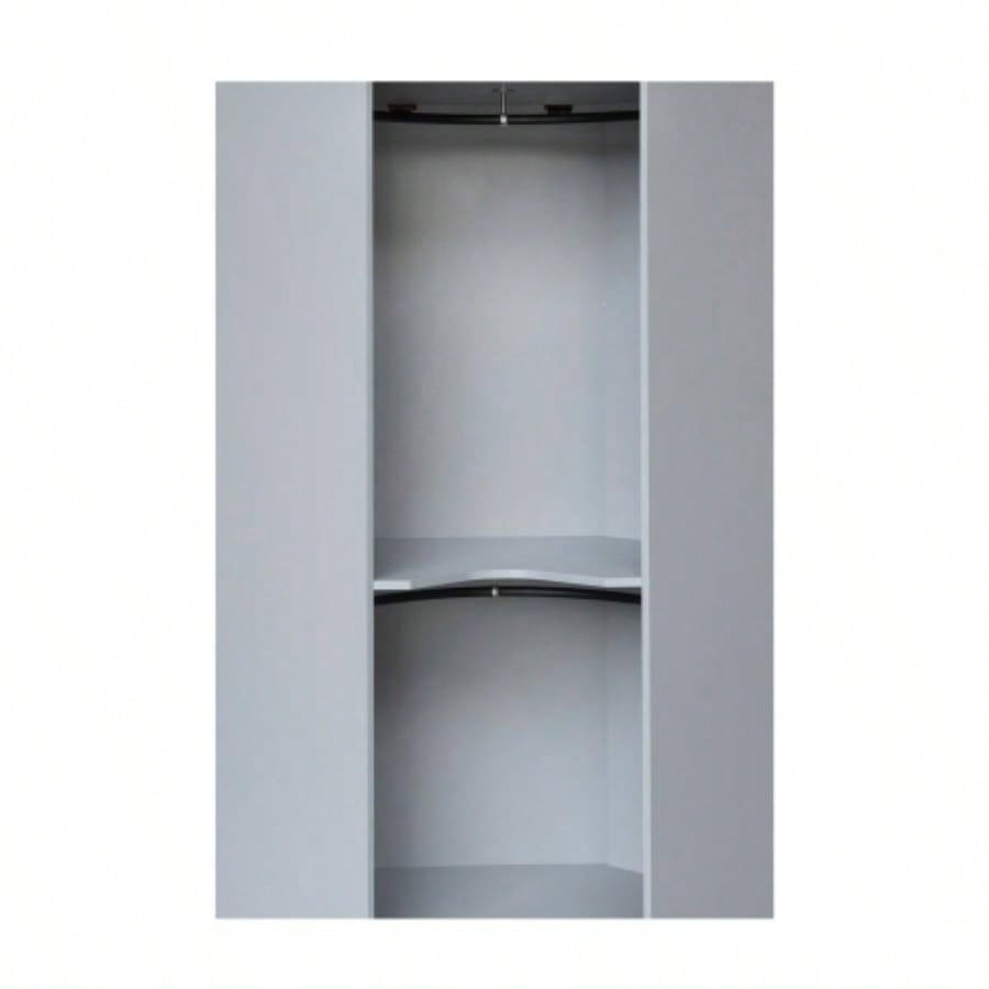 Corner Wardrobe, Gray