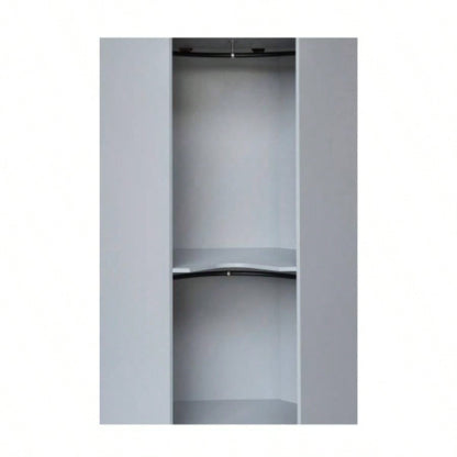 Corner Wardrobe, Gray