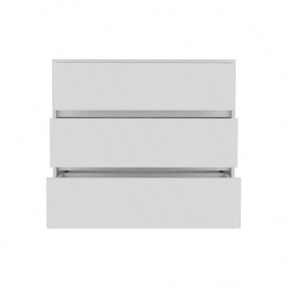 Dresser 31H, 3 Drawers, Chest of Drawers, White