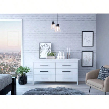 Luxor Six Drawer Double Dresser