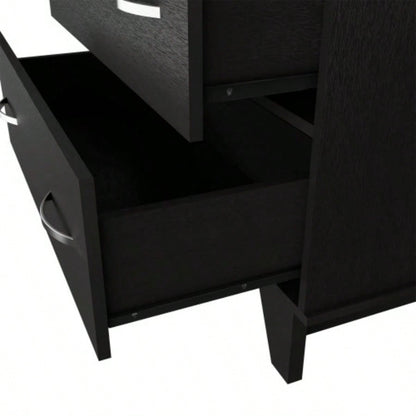 Portobelo Two Drawer Dresser, Two Shelves, Superior Top, Four