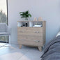 Portobelo Two Drawer Dresser, Two Shelves, Superior Top, Four