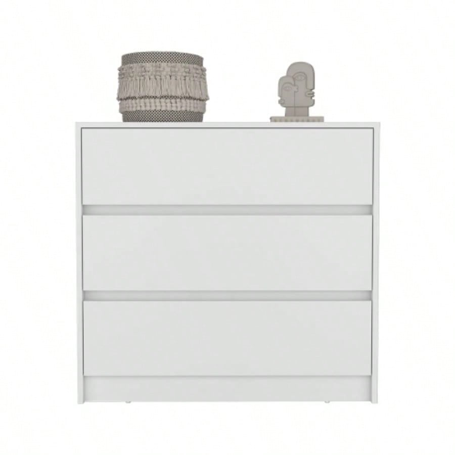 Dresser Maldus, Three Drawers, White