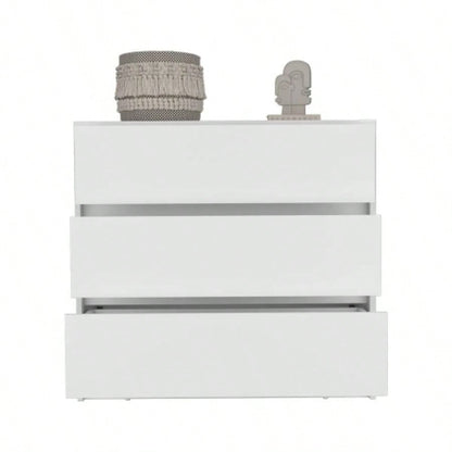 Dresser Maldus, Three Drawers, White
