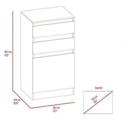 Dresser Asturias, Jewerly Box, Dark Walnut