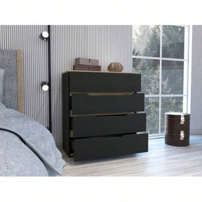 California Drawer Dresser, Four Spacious Drawers, Superior Top