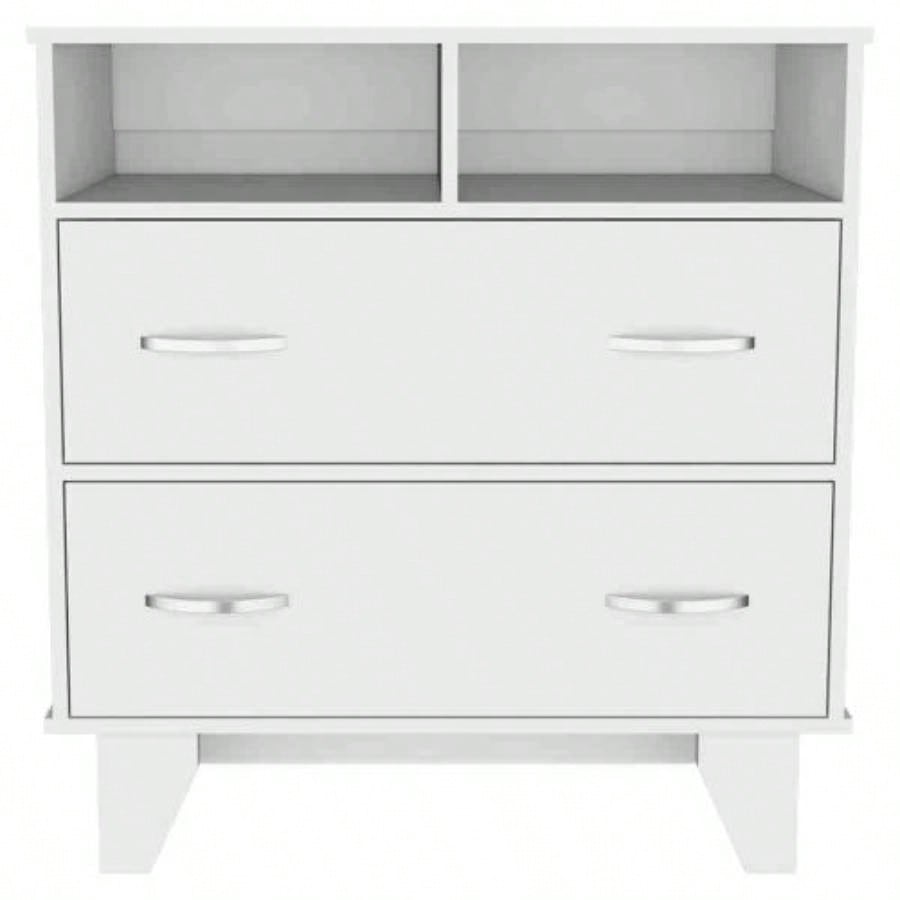 Double Drawer Dresser Arabi, Bedroom, White