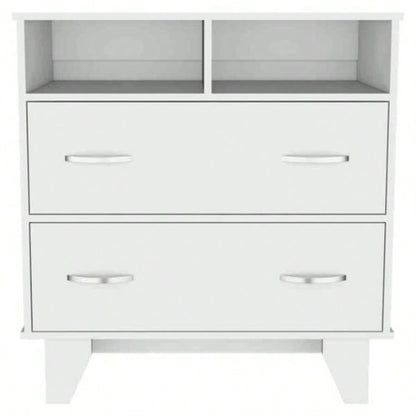 Double Drawer Dresser Arabi, Bedroom, White