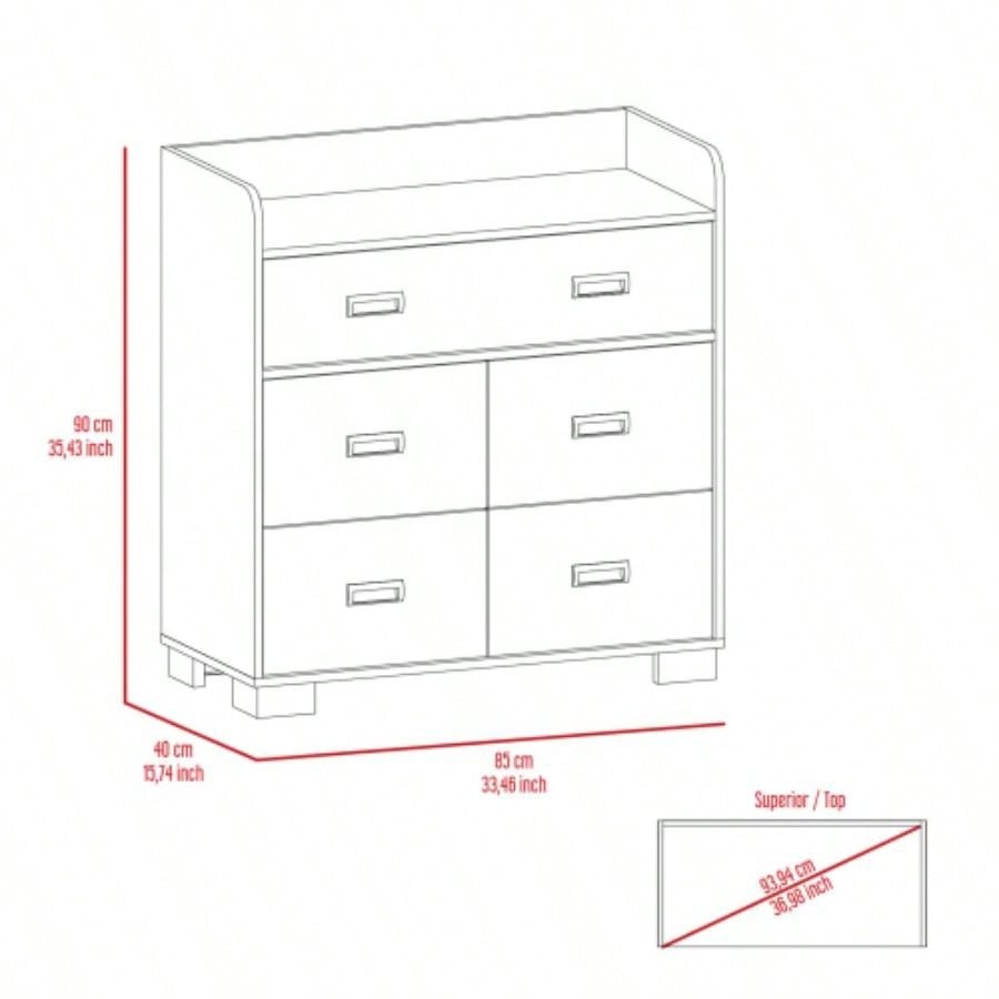Dresser Wuuman, Bedroom, White