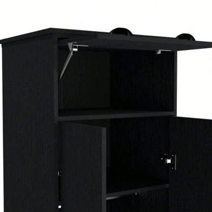 Armoire Dumas, Bedroom, Black