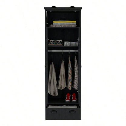 Armoire Dumas, Bedroom, Black