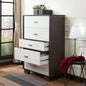 Eloy White Espresso Chest