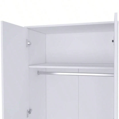 Double Door Armoire, One Cabinet, Hidden Drawer