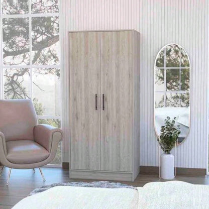 Double Door Armoire, One Cabinet, Hidden Drawer