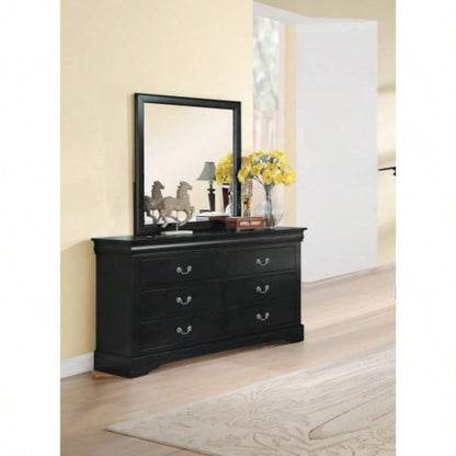 Louis Philippe III Black Dresser