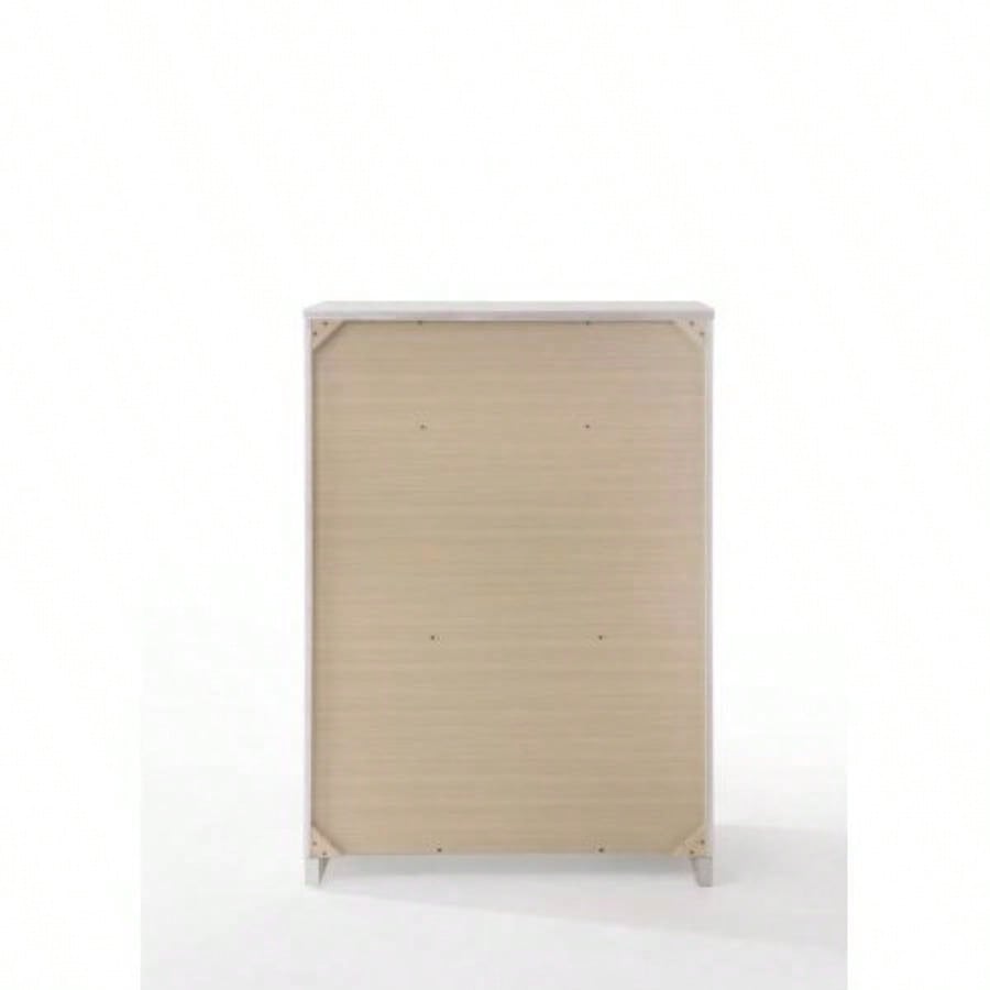Naima White High Gloss Chest