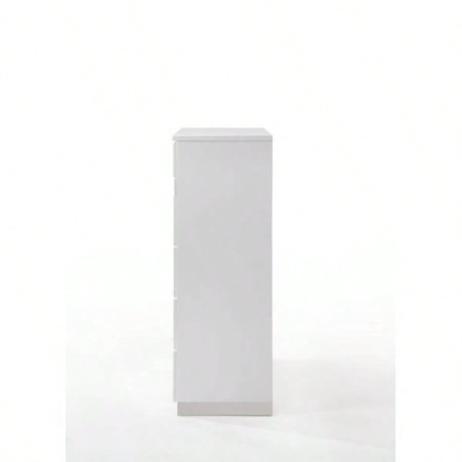 Naima White High Gloss Chest