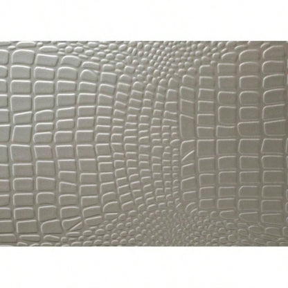 1pc Modern Glam Style Champagne Glam Five Drawer Chest Embossed Pattern Wooden Bedroom Furniture