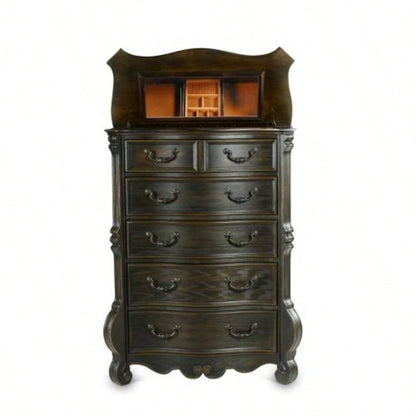 Rhapsody - Lift Top Chest - Dark Brown