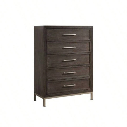 Broomfield - 5 - Drawer Chest - Brown