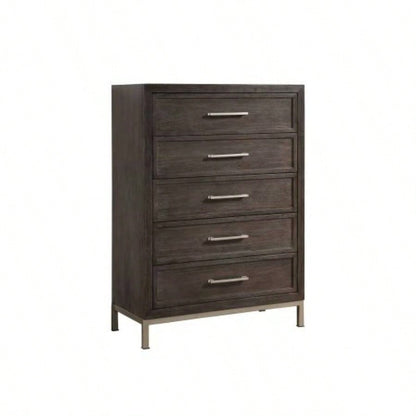 Broomfield - 5 - Drawer Chest - Brown