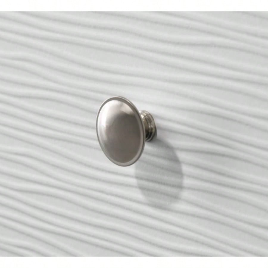 1pc Contemporary Modern 5 - Drawer Chest White Round Knobs Bedroom Living Room Wooden Furniture