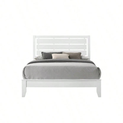 1pc Contemporary Modern 5 - Drawer Chest White Round Knobs Bedroom Living Room Wooden Furniture