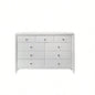 1pc Contemporary Modern 5 - Drawer Chest White Round Knobs Bedroom Living Room Wooden Furniture