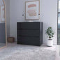 Avra 3 Drawer Dresser, Manufactured Wood Top and Front Chest of Drawers