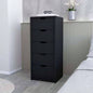 Dillon 5 Narrow Drawer Dresser, Tall Chest of Drawers